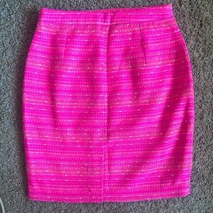 NWOT Size 6 Lilly Pulitzer Neon Pink Gerbera Skirt
